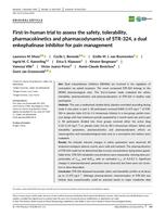 First-in-human trial to assess the safety, tolerability, pharmacokinetics and pharmacodynamics of STR-324, a dual enkephalinase inhibitor for pain management
