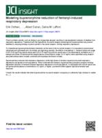 Modeling buprenorphine reduction of fentanyl-induced respiratory depression