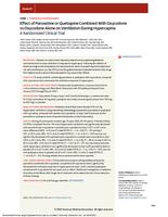 Effect of paroxetine or quetiapine combined with oxycodone vs oxycodone alone on ventilation during hypercapnia