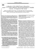 Evaluation of the hybrid tracer indocyanine green-Tc-99m-nanocolloid for sentinel node biopsy in bladder cancer