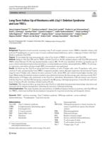 Long-term follow-up of newborns with 22q11 deletion syndrome and low TRECs