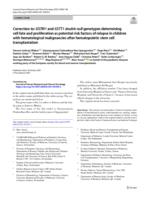 Correction to: GSTM1 and GSTT1 double null genotypes determining cell fate and proliferation as potential risk factors of relapse in children with hematological malignancies after hematopoietic stem cell transplantation