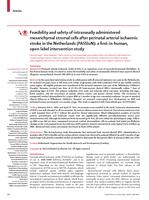 Feasibility and safety of intranasally administered mesenchymal stromal cells after perinatal arterial ischaemic stroke in the Netherlands (PASSIoN)