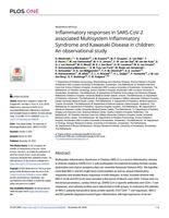 Inflammatory responses in SARS-CoV-2 associated multisystem inflammatory syndrome and Kawasaki Disease in children