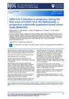SARS-CoV-2 infection in pregnancy during the first wave of COVID-19 in the Netherlands