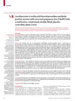 Levothyroxine in euthyroid thyroid peroxidase antibody positive women with recurrent pregnancy loss (T4LIFE trial)