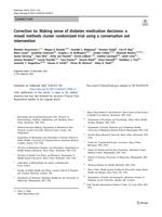 Making sense of diabetes medication decisions: a mixed methods cluster randomized trial using a conversation aid intervention (vol 75, pg 377, 2022)