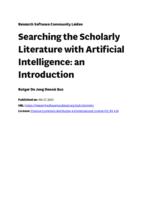 Searching the scholarly literature with artificial intelligence