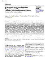 A systematic review on evaluating responsiveness of parent- or caregiver-reported child maltreatment measures for interventions