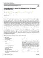Differential response of luminal and basal breast cancer cells to acute and chronic hypoxia