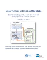 Lessons from micro- and macro-modelling linkages