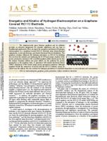 Energetics and kinetics of hydrogen electrosorption on a graphene-covered Pt(111) electrode