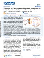 Competition of CO and acetaldehyde adsorption and reduction on copper electrodes and its impact on n-propanol formation