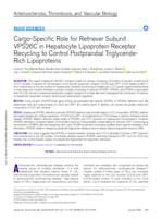 Cargo-specific role for retriever subunit VPS26C in hepatocyte lipoprotein receptor recycling to control postprandial triglyceride-rich lipoproteins