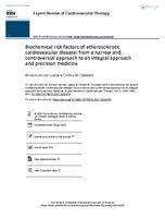 Biochemical risk factors of atherosclerotic cardiovascular disease