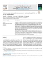 Effects of sample matrix in the measurement of antithrombin by LC-MS