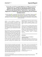 Towards an SI-traceable reference measurement system for seven serum apolipoproteins using bottom-up quantitative proteomics