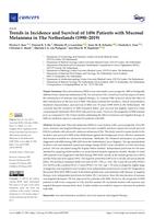 Trends in incidence and survival of 1496 patients with mucosal melanoma in the Netherlands (1990-2019)