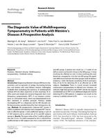 The diagnostic value of multifrequency tympanometry in patients with Meniere's disease