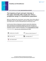 The trajectory of pain and pain intensity in the upper extremity after stroke over time