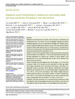 Impaired social functioning in adolescent and young adult (AYA) sarcoma survivors