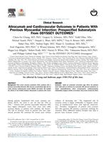 Alirocumab and cardiovascular outcomes in patients with previous myocardial infarction