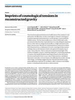 Imprints of cosmological tensions in reconstructed gravity
