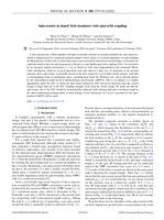 Spin texture in doped Mott insulators with spin-orbit coupling