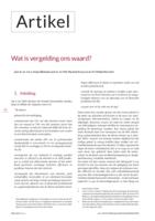 Wat is vergelding ons waard?