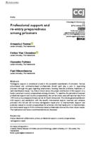 Professional support and re-entry preparedness among prisoners
