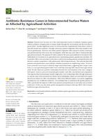 Antibiotic resistance genes in interconnected surface waters as affected by agricultural activities