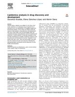 Lipidomics analysis in drug discovery and development