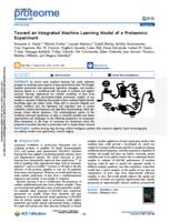 Toward an integrated machine Learning model of a proteomics experiment