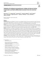 Validation of combined carcinoembryonic antigen and glucose testing in pancreatic cyst fluid to differentiate mucinous from non-mucinous cysts