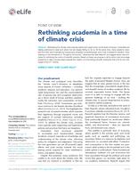 Rethinking academia in a time of climate crisis