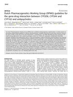 Dutch Pharmacogenetics Working Group (DPWG) guideline for the gene-drug interaction between CYP2D6, CYP3A4 and CYP1A2 and antipsychotics