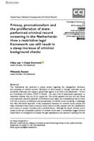 Privacy, promotionalism and the proliferation of state-performed criminal record screening in the Netherlands