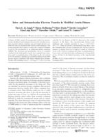 Inter- and intramolecular electron transfer in modified azurin dimers