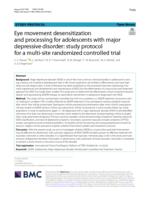 Eye movement desensitization and processing for adolescents with major depressive disorder