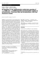 pH Dependence of the enantioselective excited-state quencing of L,D-lanthanide(III) tris (pyridine-2,6-dicarboxylate) chelates by ferricytochrome c from horse heart and ferricytochrome c-550 from Paracoccus versutus