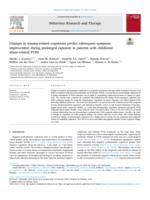 Changes in trauma-related cognitions predict subsequent symptom improvement during prolonged exposure in patients with childhood abuse-related PTSD