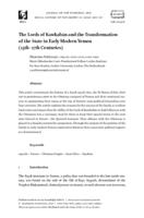 The lords of Kawkabān and the transformation of the state in Early Modern Yemen (15th–17th centuries)