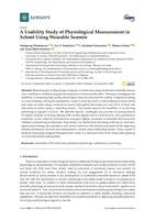 A usability study of physiological measurement in school using wearable sensors