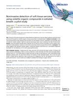 Noninvasive detection of soft tissue sarcoma using volatile organic compounds in exhaled breath