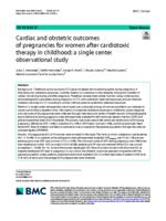 Cardiac and obstetric outcomes of pregnancies for women after cardiotoxic therapy in childhood