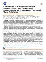 Comparison of magnetic resonance imaging-based and conventional measurements for proton beam therapy of uveal melanoma