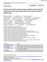 Adverse late health outcomes among children treated with 3D radiotherapy techniques