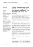 The role and implications of left atrial fibrosis in surgical mitral valve repair as assessed by CMR