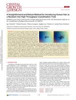 A straightforward and robust method for introducing human hair as a nucleant into high throughput crystallization trials