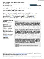 A multimodal, comprehensive characterization of a cutaneous wound model in healthy volunteers